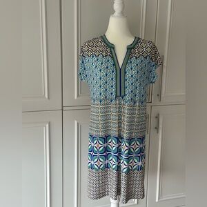 Hale Bob dress with beaded detail around neck